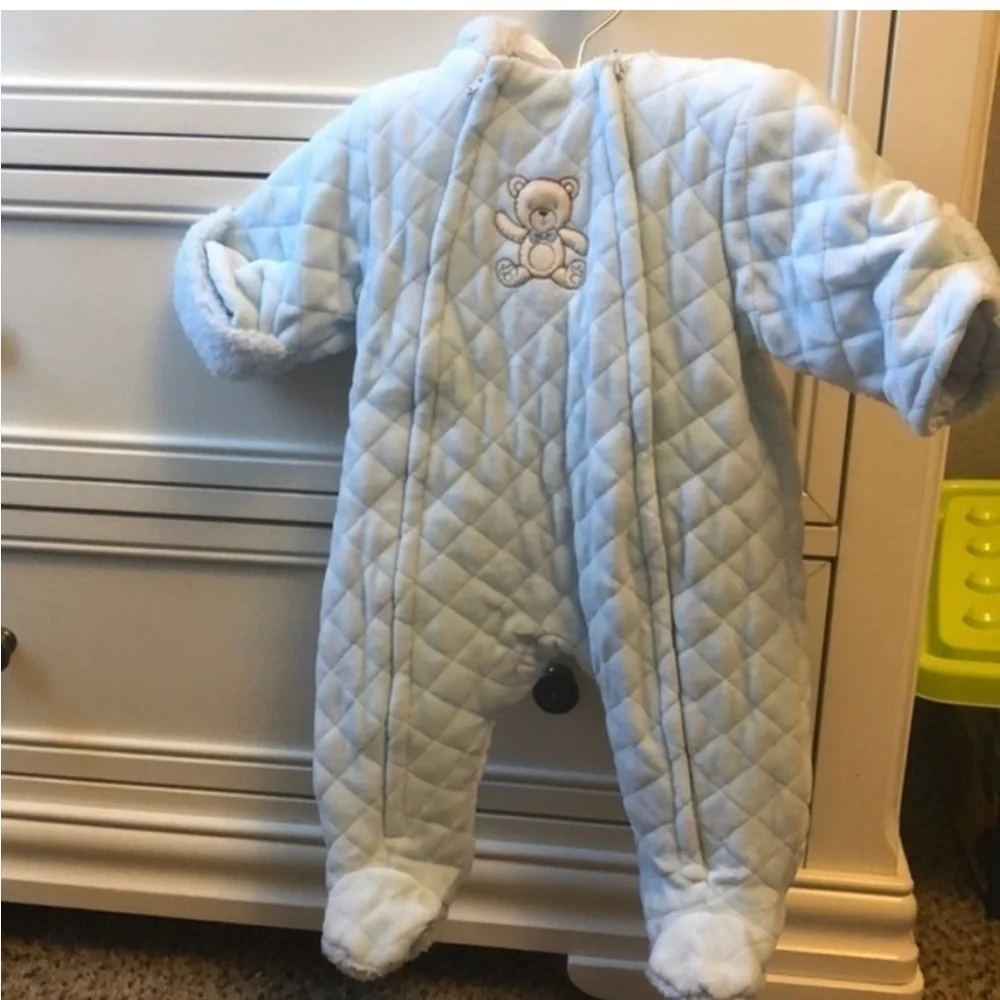 Faux Fur Quilter Footie